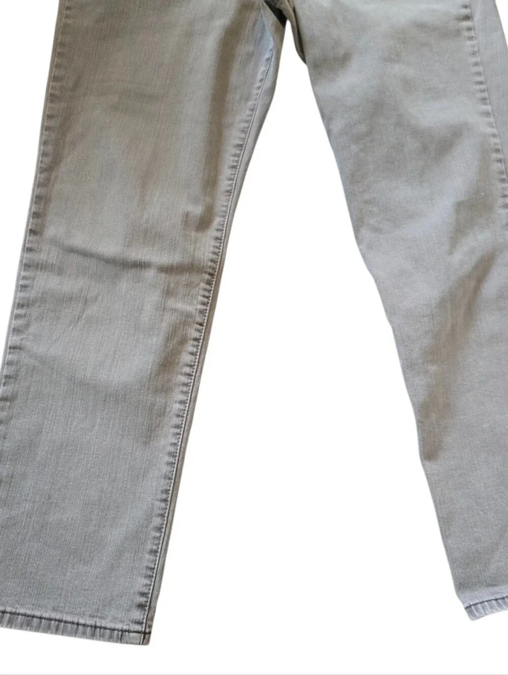 Bandolino BLU Mandie Gray Jeans Size 16